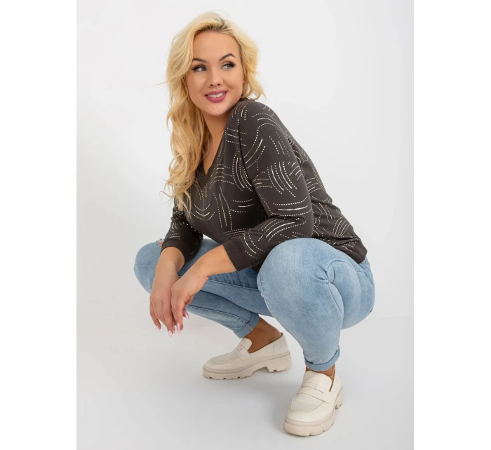 Blúzka RV BZ 8514.04P tmavá khaki Blúzka RV BZ 8514.04P tmavá khaki