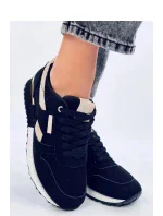 Dámská sportovní obuv model 19755478 Černá s béžovou - Inello