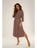 Dámský župan dlouhý model 2614006 - De Lafense Dámský župan dlouhý model 2614006 - De Lafense