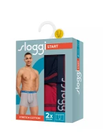 Pánske boxerky Start Short C2P box - červené M008 - SLOGGI