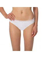 Dámske nohavičky s čipkou FANCY COTTON Minislip - Bellinda - biela