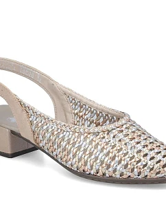 Dámské béžové sandály model 22122414 - Rieker