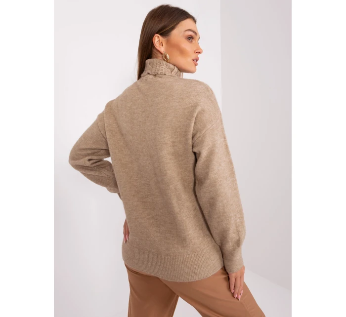 Jumper AT SW 23401.97P svetlohnedý