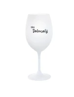 PÁN DOKONALÝ - bílá sklenice na víno 350 ml PÁN DOKONALÝ - bílá sklenice na víno 350 ml