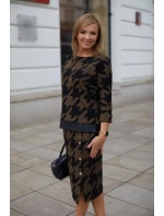 Dámska súprava M377 hnedá a čierna - La Aurora Dámska súprava M377 hnedá a čierna - La Aurora