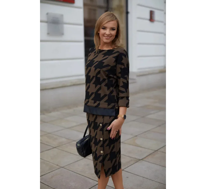 Dámska súprava M377 hnedá a čierna - La Aurora Dámska súprava M377 hnedá a čierna - La Aurora