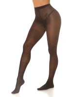 Dámské sexy punčochové kalhoty se vzorem černé - Koucla