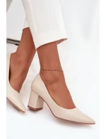 LL-380P Ryvessa béžové lodičky na platforme - Seastar LL-380P Ryvessa béžové lodičky na platforme - Seastar