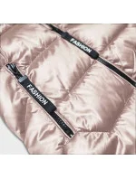 růžová dámská vesta s kapucí model 18919147 - S'WEST