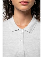 K 244 Dámské piqué polo s dlouhým rukávem model 22507024 white - Kariban K 244 Dámské piqué polo s dlouhým rukávem model 22507024 white - Kariban