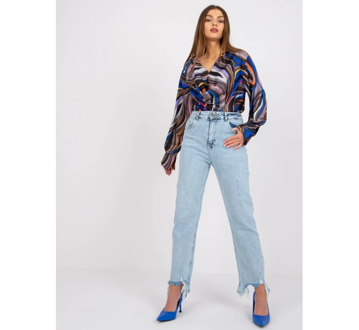 Blúzka DHJ BZ 15201.30 šedá čierna