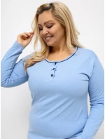 DU PI FP 510.13 svetlomodré pyžamo DU PI FP 510.13 svetlomodré pyžamo