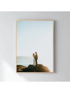 Personalizovaný magický fotoobraz v rámu - 50x70 - fotografie