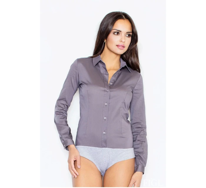 Dámské body model 18335898 šedé - Figl