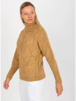 Dámský svetr LC SW model 20756463 velbloudí - FPrice Dámský svetr LC SW model 20756463 velbloudí - FPrice