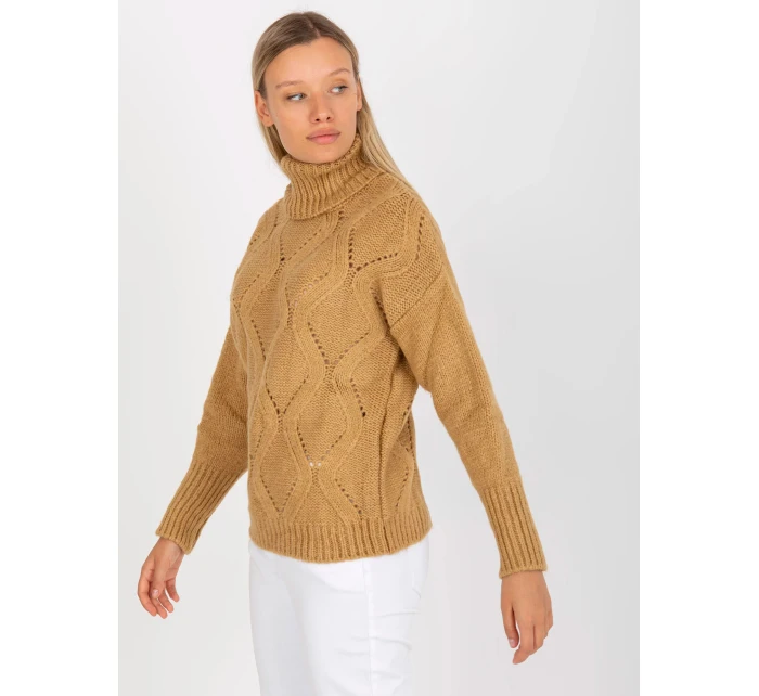 Dámský svetr LC SW model 20756463 velbloudí - FPrice Dámský svetr LC SW model 20756463 velbloudí - FPrice