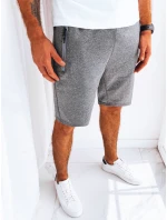 Pánské tmavě šedé teplákové šortky Dstreet model 21968948 - FashionStreet