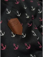 Teplá černá rozepínací mikina se vzorem model 21312108 - 6&8 Fashion