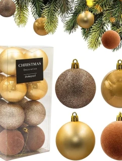 SADA 16 OZDÔB 4 TEXTÚRY ZLATÉ