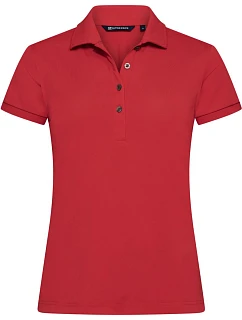 Cutter & Buck Virtue Polo Solid Women Dámske funkčné polo tričko 68.4435 červené