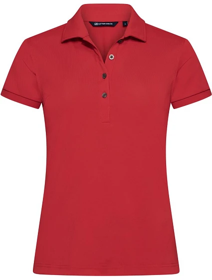 Cutter & Buck Virtue Polo Solid Women Dámske funkčné polo tričko 68.4435 červené Cutter & Buck Virtue Polo Solid Women Dámske funkčné polo tričko 68.4435 červené
