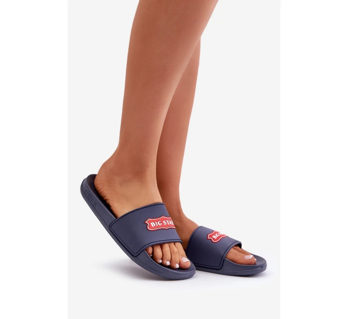 Dámské pantofle Big Star model 21676358 tmavě modré - Big Star Shoes