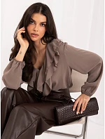 Bluzka MI BZ model 21421277 ciemny bezowy - FPrice Bluzka MI BZ model 21421277 ciemny bezowy - FPrice