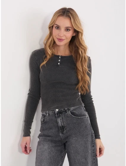 Blúzka WT BZ A1138 1.67 grafitová Blúzka WT BZ A1138 1.67 grafitová