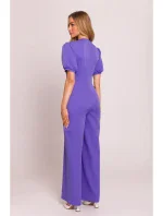 model 20970752 Kombinéza s puff rukávy světle fialová - Moe