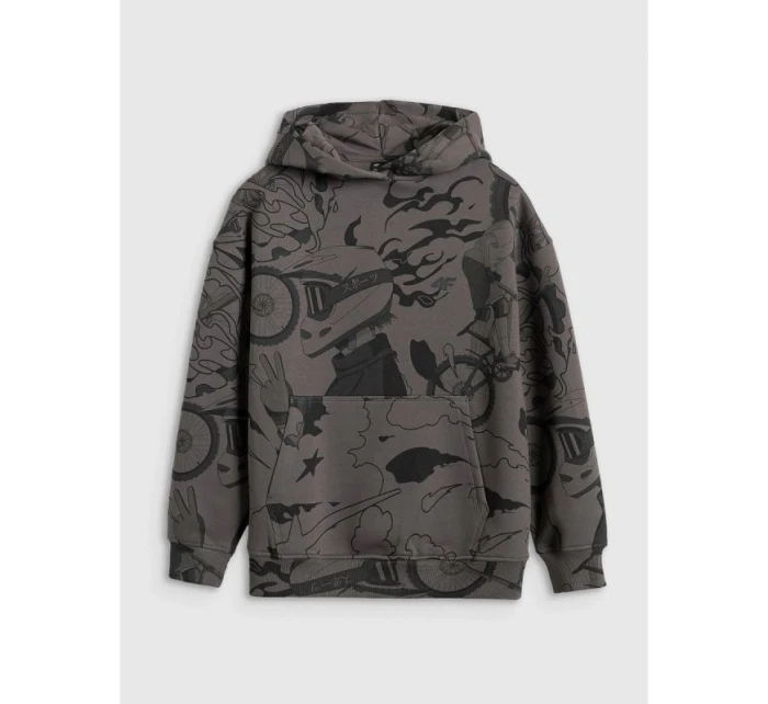 Chlapecká mikina s kapucí model 21727191 - 4F Chlapecká mikina s kapucí model 21727191 - 4F