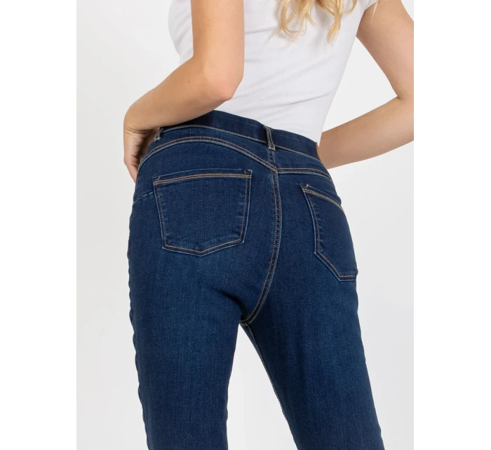 Nohavice D85008E61969 tmavomodré