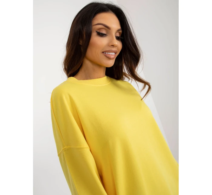 Dámska mikina MA BL 1809002 1.15P žltá - FPrice Dámska mikina MA BL 1809002 1.15P žltá - FPrice