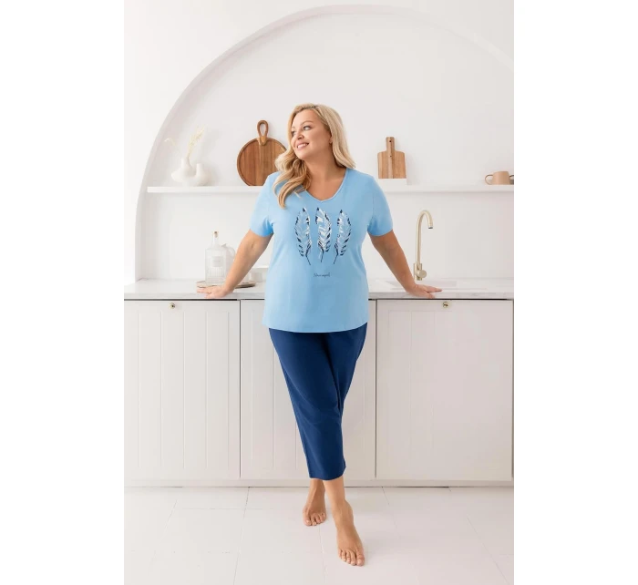 Regina 742 cr/r XL-5XL W26 dámske pyžamo