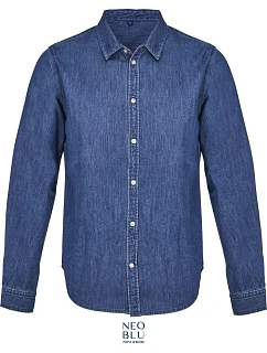 Men Denim košile stone model 22461575 - NEOBLU