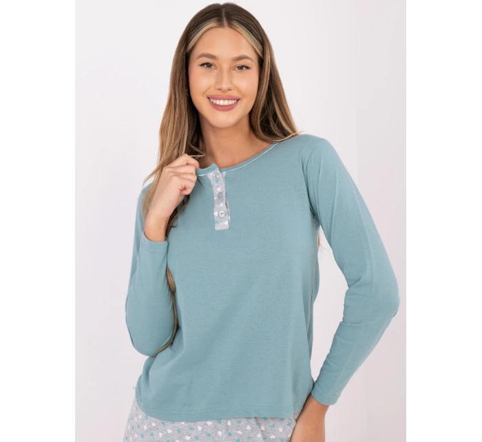 Piżama DU PI FP model 21800539 mietowy - FPrice