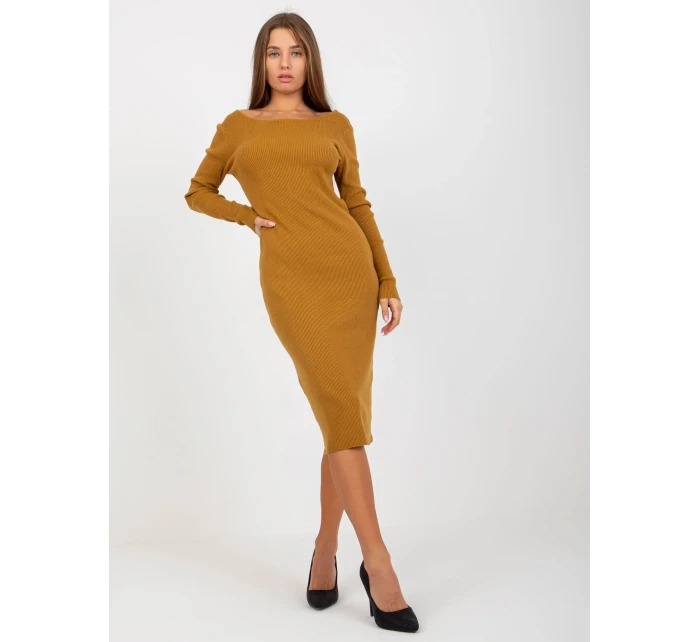 Dámske šaty NM SK NG 2307 tmavo žlté
