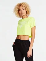 Dámske tričko E02I01JA911 FLYL neónovo žltá - GUESS