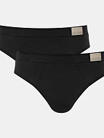 Pánske nohavičky GO Natural Brief C2P - BLACK - black 0004 - SLOGGI