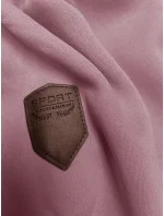 Hrubá dámska pruhovaná blúzka ružovo-maroňová (2302) Hrubá dámska pruhovaná blúzka ružovo-maroňová (2302)