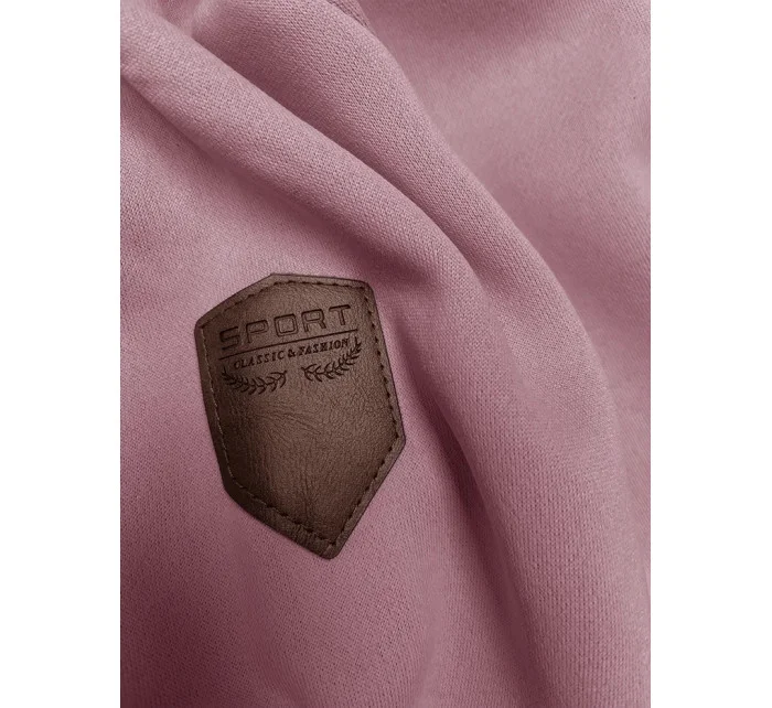 Hrubá dámska pruhovaná blúzka ružovo-maroňová (2302) Hrubá dámska pruhovaná blúzka ružovo-maroňová (2302)