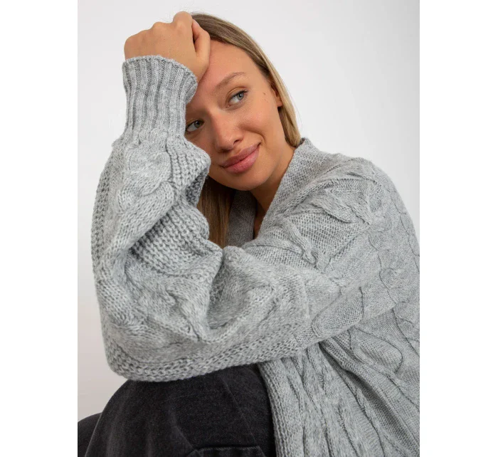Dámsky sveter LC SW 8032 sivý