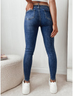 NAVY dámske džínsové nohavice modré Dstreet UY1841