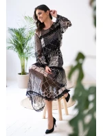 Dámske šaty 9263 Black - Mefese