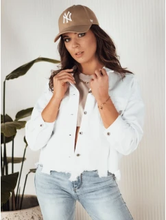 Dámská oversize džínová bunda bílá Dstreet model 21972722 - FashionStreet