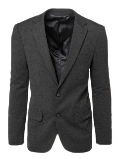 Pánske jednoradové sivé sako FashionStreet MX0624