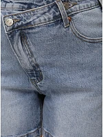 Szorty damskie jeansowe z wysokim stanem niebieskie model 22155345 - FashionStreet