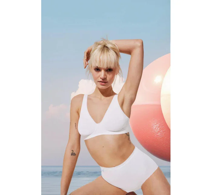 sloggi Basic+ Soft Bra - WHITE - SLOGGI WHITE - SLOGGI