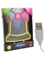 FIGÚRKA NEÓNOVÁ ZVONČEKOVÁ LAMPA