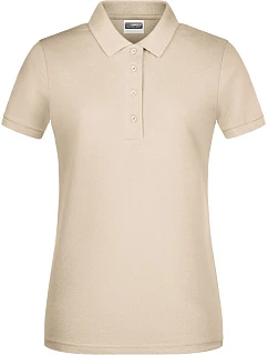 Daiber 8009 Dámske polo tričko z bio bavlny 02.8009 stone