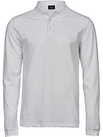 TJ Pánské elastické piqué polo s dl. rukávem 18. white model 22497389 - Tee Jays TJ Pánské elastické piqué polo s dl. rukávem 18. white model 22497389 - Tee Jays